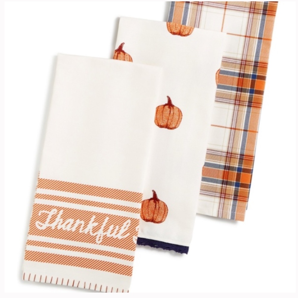 Martha Stewart Collection 3-pc Harvest Kitchen Towel Set